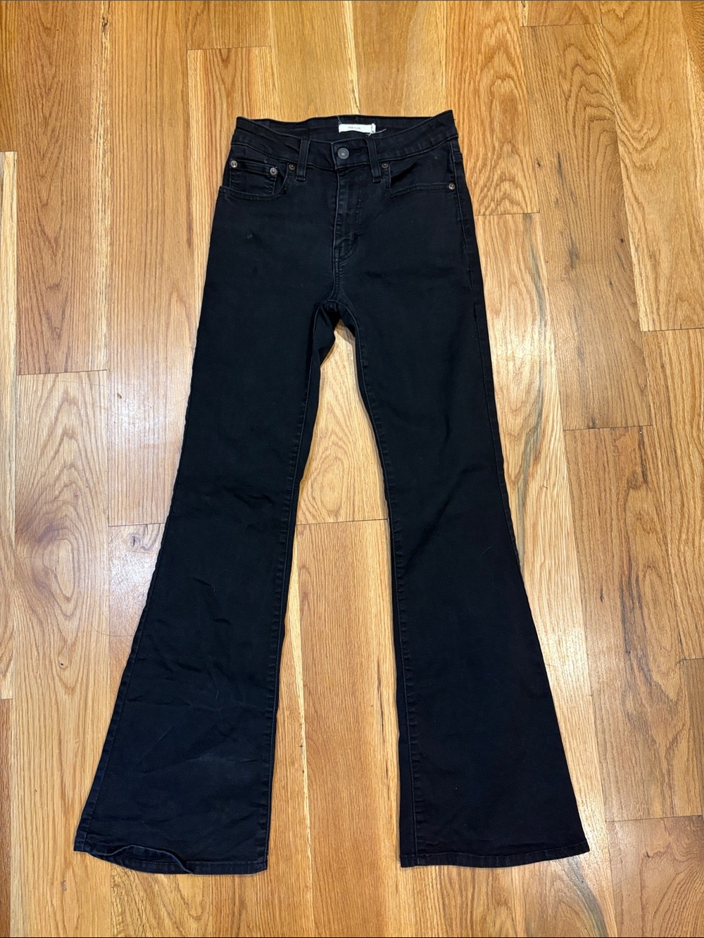 Levi’s 726 Flare Jeans in Black, Size 28